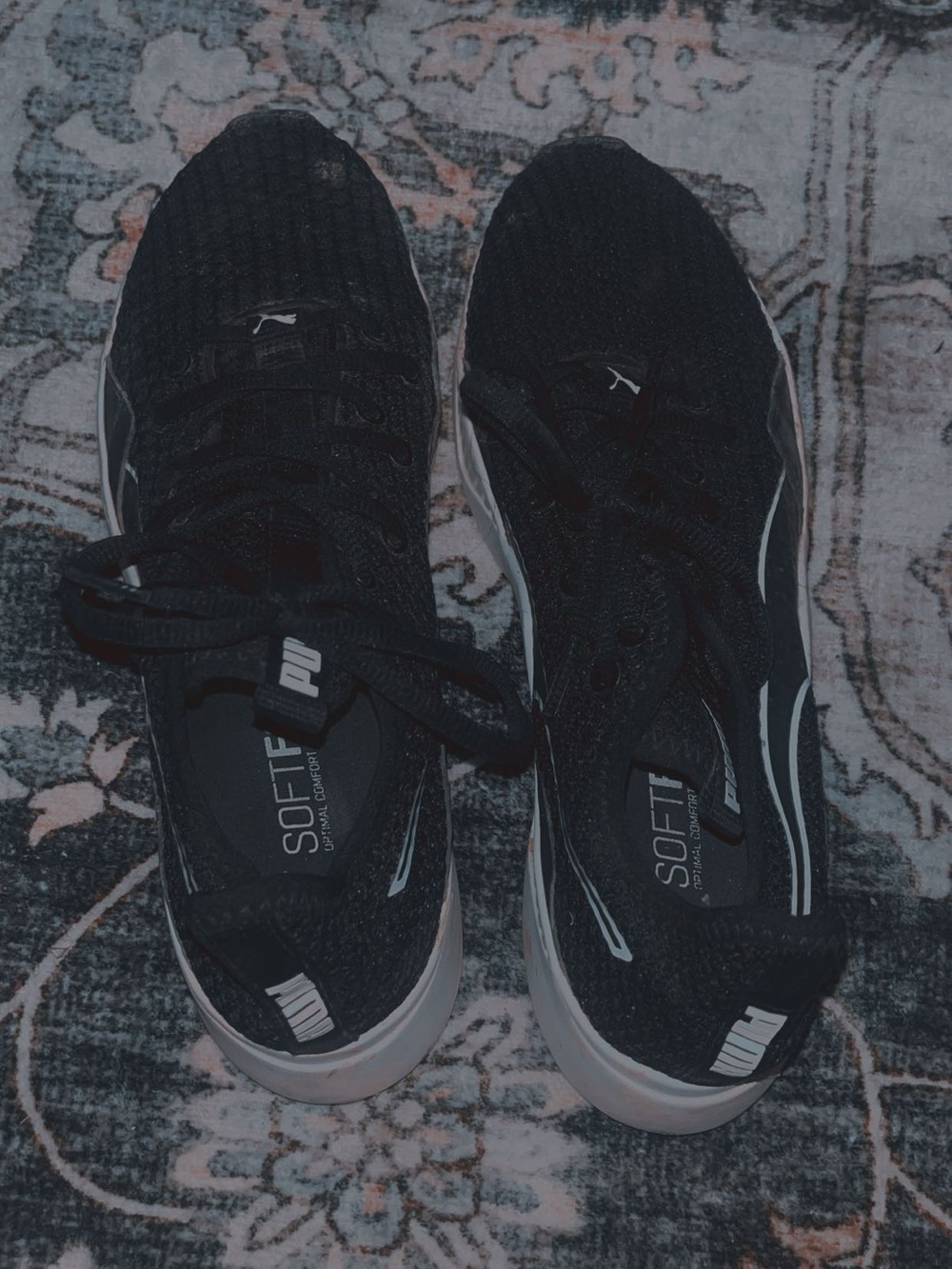 Puma Black and White SoftFoam Men's Sneakers